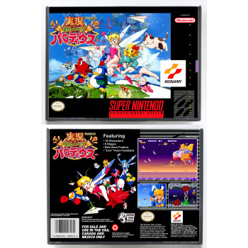 Jikkyou Oshaberi Parodius (SNES/SFC Hybrid Design)